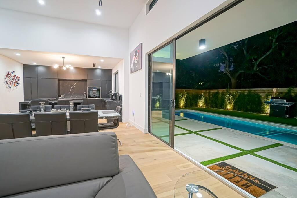 迈阿密Design House -Heated Pool -Big Yard -Gated Parking别墅 外观 照片